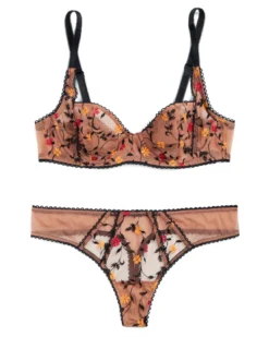 Rosa Unlined Print -Laced Bra Sales Store full 416