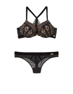 Exquisita Push Up Black -Laced Bra Sales Store full 439