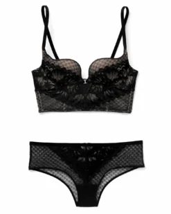 Camilla Push Up Black -Laced Bra Sales Store full 449
