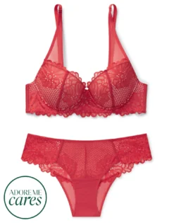 Magdalena Push Up Orange -Laced Bra Sales Store full 453