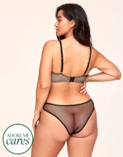 Farina Unlined Plus Black -Laced Bra Sales Store full 556