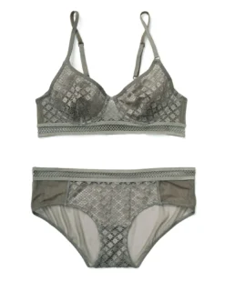 Tatum Unlined Gray 8 Tatum Unlined Gray -Laced Bra Sales Store full 56