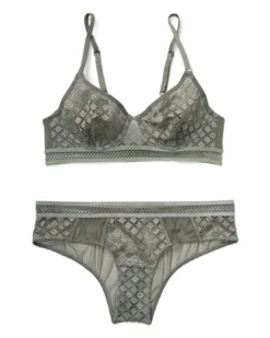 Tatum Unlined Gray 9 Tatum Unlined Gray -Laced Bra Sales Store full 57