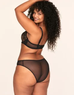 Tiana Unlined Plus Black -Laced Bra Sales Store full 574