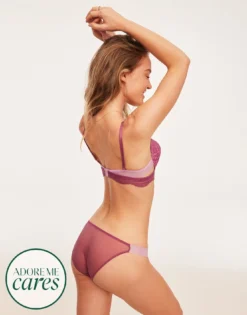 Olisa Push Up Purple -Laced Bra Sales Store full 584