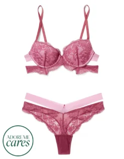 Olisa Push Up Purple -Laced Bra Sales Store full 586