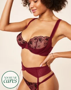 Sofia Contour Red -Laced Bra Sales Store full 604