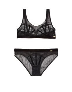 Floriane Unlined Black