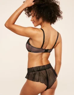 Ellanora Unlined Black -Laced Bra Sales Store full 642