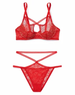 Darla Unlined Red 7 Darla Unlined Red -Laced Bra Sales Store full 663
