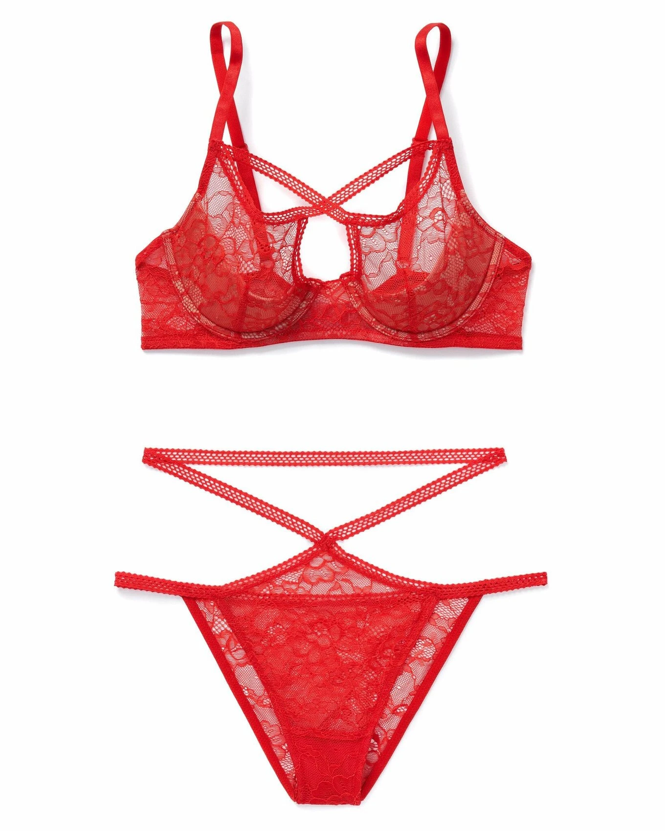 Darla Unlined Red 4 Darla Unlined Red - Image 4