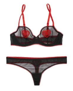 Alyshia Unlined Black -Laced Bra Sales Store full 681