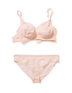 Enora Unlined Plus Beige -Laced Bra Sales Store full 699