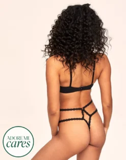 Brigitte Contour Black -Laced Bra Sales Store full 746