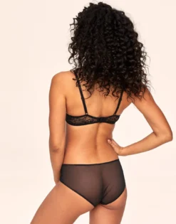 Roxana Unlined Black -Laced Bra Sales Store full 760