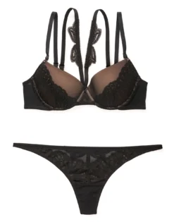 Soria Push Up Black -Laced Bra Sales Store full 772