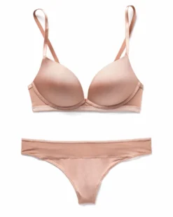 Esley Push Up Beige -Laced Bra Sales Store full 778