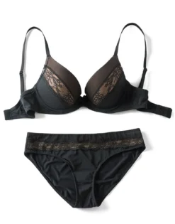 Mirianne Push Up Black -Laced Bra Sales Store full 806