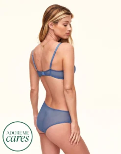 Selma Contour Blue -Laced Bra Sales Store full 82