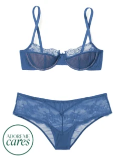 Selma Contour Blue -Laced Bra Sales Store full 83