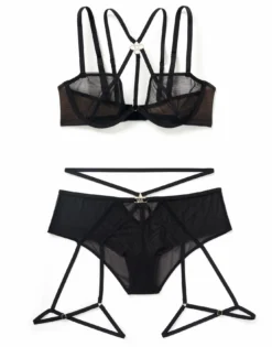 Dhalia Unlined Black -Laced Bra Sales Store full 87