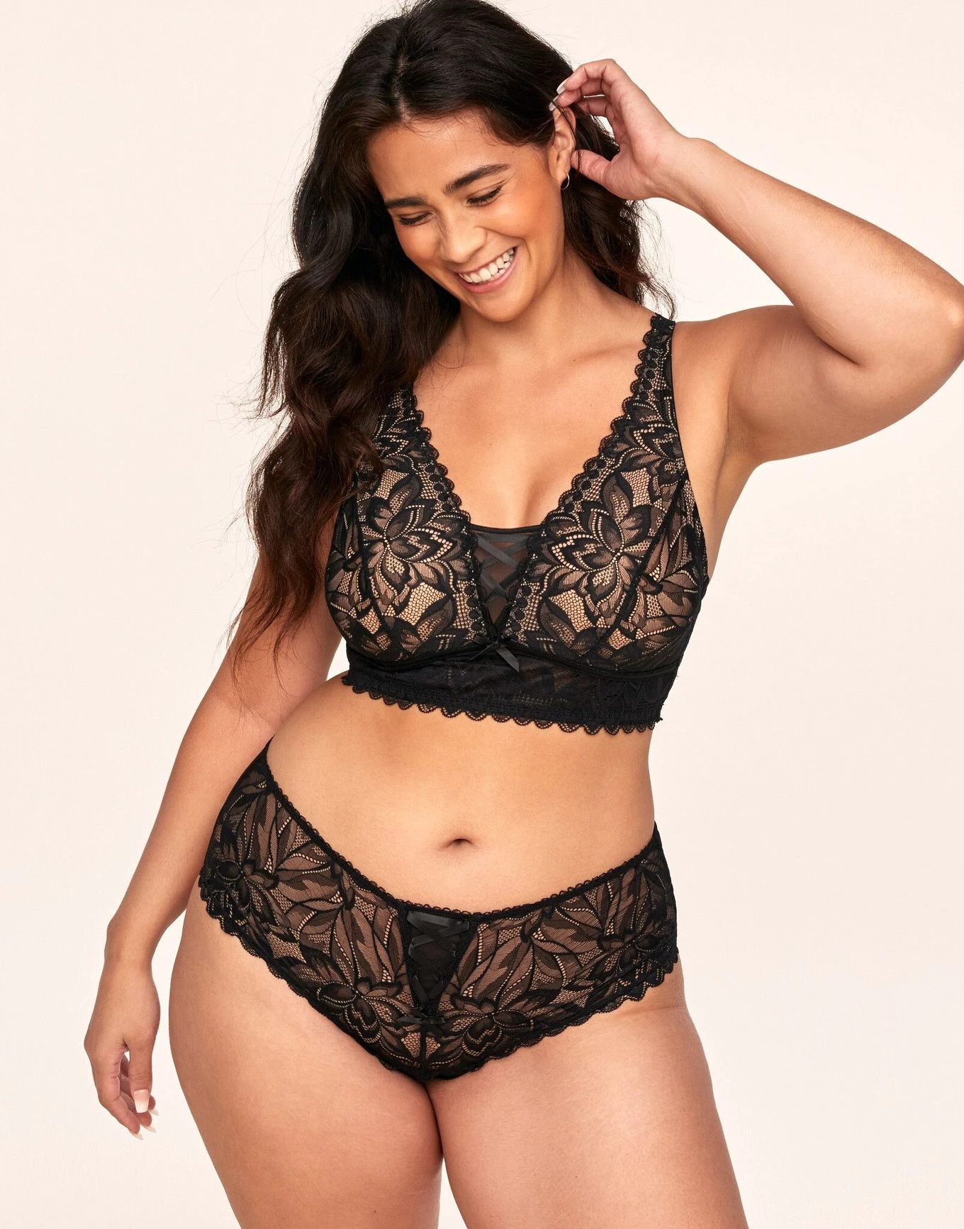 Alessa Unlined Plus Black 1 Alessa Unlined Plus Black