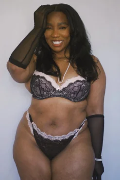 Emanuelly Push Up Black -Laced Bra Sales Store full 930