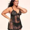 Alicia Unlined Plus Black