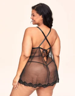 Alicia Unlined Plus Black -Laced Bra Sales Store full 990